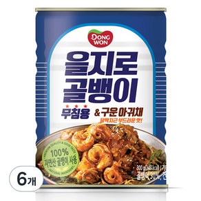 동원 을지로골뱅이 앤 구운아귀채, 300g, 6개