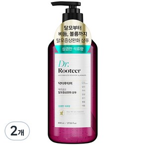 닥터루티어 맥주효모 탈모증상완화 샴푸 석류향, 800ml, 2개