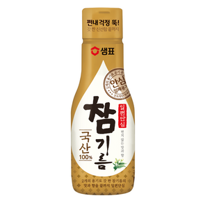 샘표 일편단심 국산 참기름, 200ml, 1개