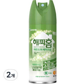 해피홈 아웃도어 에어로솔, 150ml, 2개