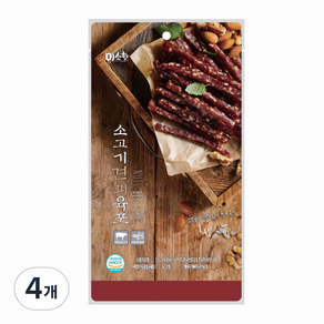 미소향 소고기 견과육포, 80g, 4개