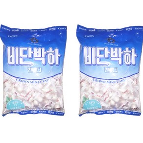 크라운 비단박하캔디, 400g, 2개