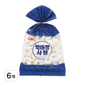 청우식품 박하향 사탕, 410g, 6개