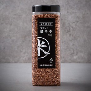 도정공장 씻어나온 찰수수, 1kg, 1통