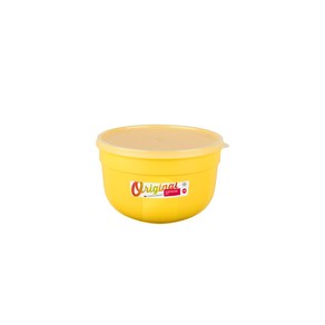 엠사 슈퍼라인 원형 찬통 옐로우, 600ml, 1개