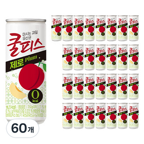 동원 쿨피스 제로 자두, 60개, 230ml