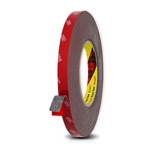 쓰리엠 아크릴 폼 하이패스 부착 고내열 양면테이프 그레이 20mm x 11m, 1개