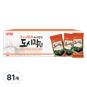 삼육김 도시락김, 108g, 3개