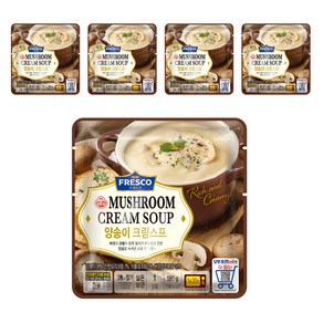 오뚜기프레스코 양송이 크림스프, 180g, 5개