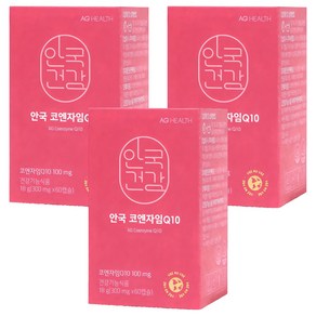 안국건강 코엔자임Q10, 60정, 3개