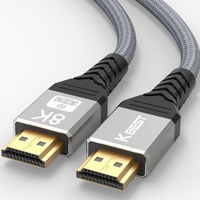 케이베스트 Ulta Pemium 8K HDMI 케이블 V2.1, 1개, 1m