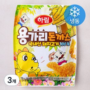 하림 용가리 돈까스 (냉동), 700g, 3개