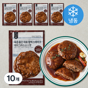 허닭 식단 육즙 품은 직화 함박스테이크 데미그라스소스맛 (냉동), 100g, 10개