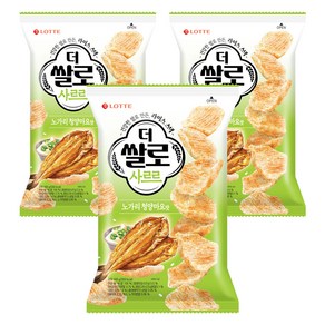 더쌀로 사르르 노가리 청양마요맛, 3개, 100g
