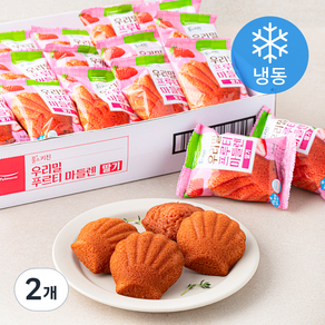 풀무원 풀스키친 우리밀 프루티 마들렌 딸기 (냉동), 480g, 2개