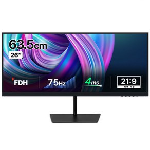 한성컴퓨터 WFHD IPS 울트라와이드 모니터, 65.3cm, TFG26F07WP(일반)