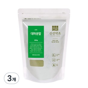 신선약초 국산 대파분말, 200g, 3개