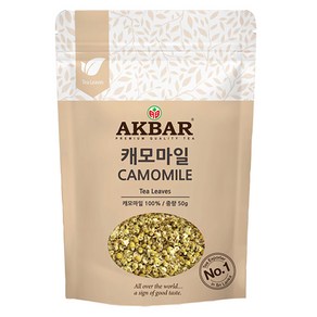 아크바 캐모마일 허브티 잎차, 50g, 1개입, 1개