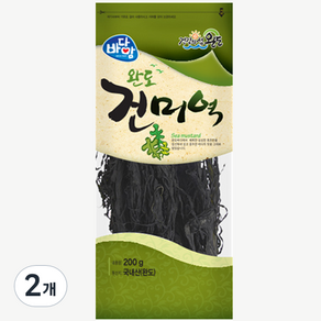 바다맘 완도 건미역, 200g, 2개