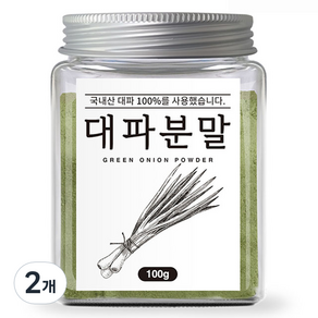 조은약초 대파 분말, 2개, 100g