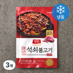 양반 석쇠불고기 고추장 (냉동), 300g, 3개