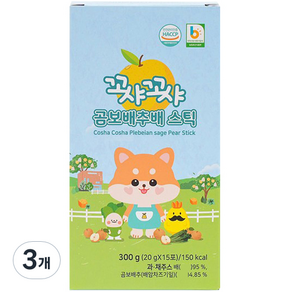 꼬샤꼬샤 곰보배추배 스틱 건강음료 20g x 15p