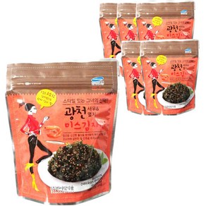 미스김자반 광천 새우 멸치, 40g, 6개