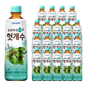 innoN 갈증에 한 수 위 헛개수, 500ml, 상세페이지 참조, 20개