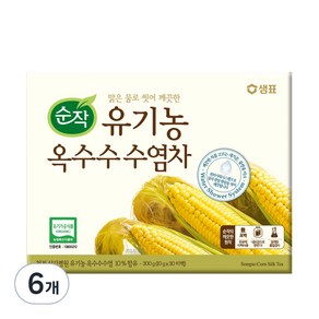 순작 유기농 옥수수수염차, 10g, 30개입, 6개