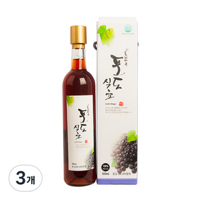 솔티마을 천연 발효 포도식초, 500ml, 3개