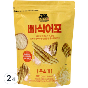 빠삭어포 콘소메, 100g, 2개