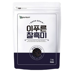 이푸른 국산 찰흑미, 3kg, 1개