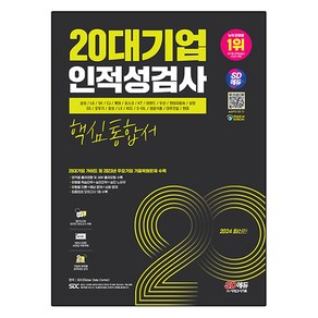 2024 20대기업 인적성검사 핵심통합서