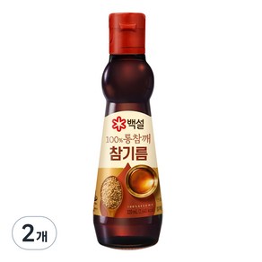 백설 100% 통참깨 참기름, 320ml, 2개