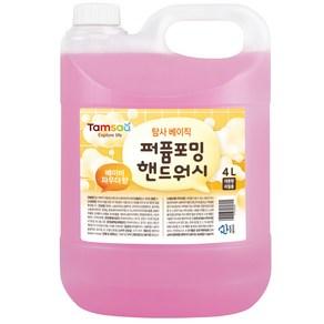 탐사베이직 퍼퓸포밍 핸드워시, 4L, 1개