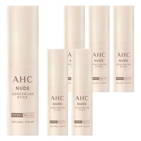 AHC 누드 컨실링 스틱 내추럴 커버 크림 SPF50+ PA++++, 톤업베이지, 10g, 6개