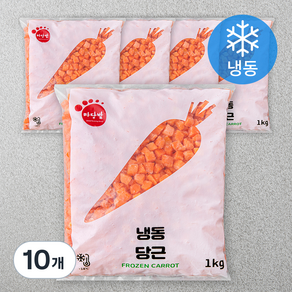 마당발 당근 (냉동), 1kg, 10개