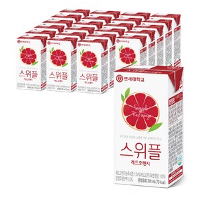 스위플 레드오렌지 음료, 200ml, 120개