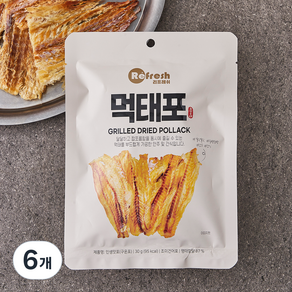 리프레쉬 먹태포, 30g, 6개