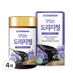 참앤들황토농원 맛있는 도라지청, 250g, 1개입, 4개