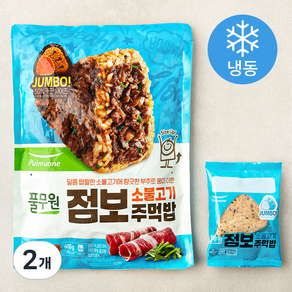 풀무원 소불고기 점보주먹밥 4개입 (냉동), 600g, 2개