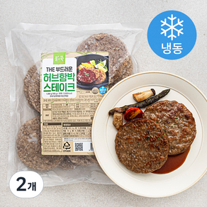 풀스쿡 The 부드러운 허브 함박스테이크 (냉동), 1kg, 2개