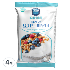 CONA 플레인 요거트 파우더, 1kg, 4개, 1개입