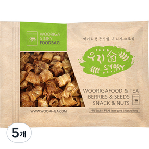 우리가스토리 롤 바나나칩, 500g, 5개