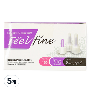 필텍 펜니들 Feel Fine 31G 8mm 100p