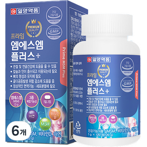 일양약품 프라임 엠에스엠 플러스 120g, 120정, 6개