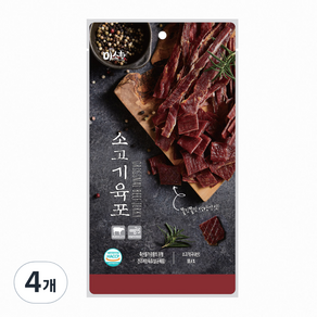 미소향 소고기육포, 80g, 4개