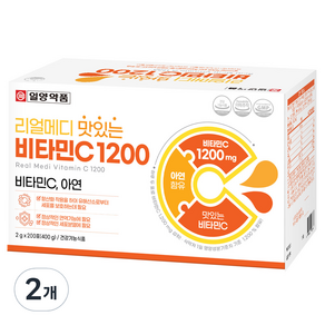 일양약품 리얼메디 비타민C 1200, 400g, 2개