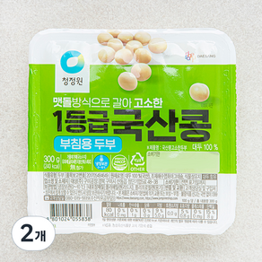 청정원 국내산 콩두부 부침