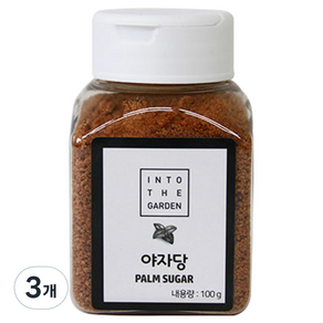 딜리셔스마켓 천연설탕 팜슈거 야자당, 100g, 3개